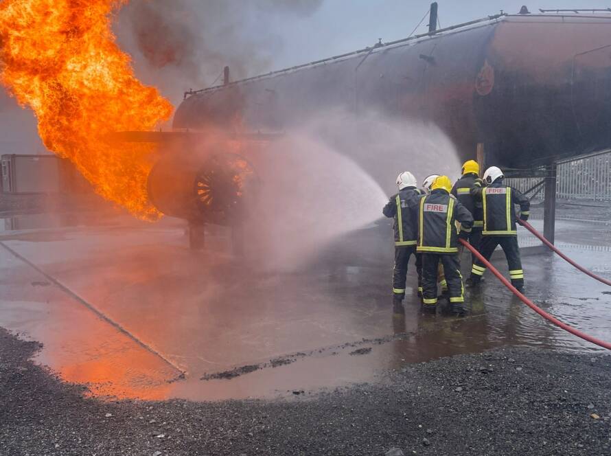 fire safety training Aer Arann Islands